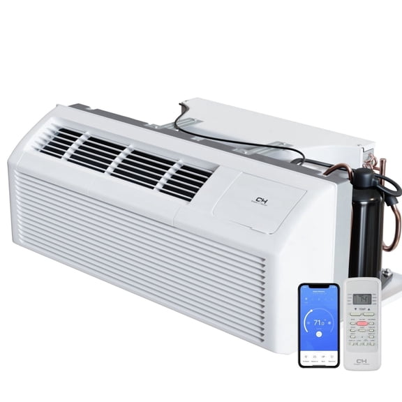 Cooper & Hunter 15000 BTU Smart PTAC / PTHP Package Terminal Air Conditioner Heater 230V Covers 800 Sq Ft WiFi
