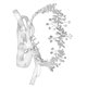 thumbnail image 4 of Diadema nupcial con diamantes de imitación plateados brillantes hecha a mano con flores decorativas para bodas, 4 of 8