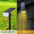 thumbnail image 4 of Labymos 2PCS LED Solar Spotlight Adjustable 2 In 1 Landscape Stake Lights Wall Light Waterproof, 4 of 8