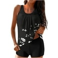 Womens Swim Tankini Top Bathing Suits That Hide Belly Fat Tummy Hiding