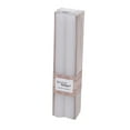 thumbnail image 6 of 8 White Taper Candles, 2 Boxed Sets of 4, Hand Dipped, Dripless, 7 Hours Burn Time, Marbled Matte Paraffin Wax, 7.75 Inches, 6 of 6