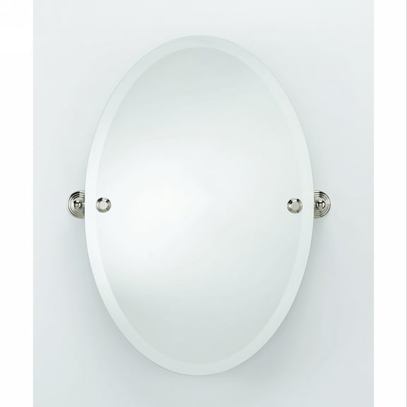 Alno 2131-Ovl Mirrors 21" W X 31" H Oval Frameless Bathroom Wall Mirror