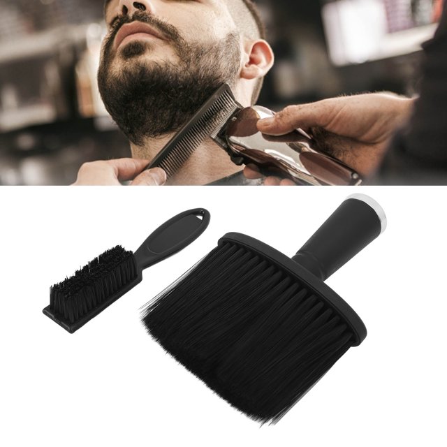 Cepillo De Peluquería, Cepillo De Limpieza Del Cabello Para El Cuello, Ergonómico, , Sin Irritación, Para Peluquería Facial