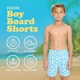 thumbnail image 3 of INGEAR Little Boys Quick Dry Beach Board Shorts Kids Swim Trunks UPF 50+ Swimsuit with Pockets, 3 of 4