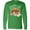 Kelly Green, variant on Inktastic Jesus is the Reason for the Season Christmas Nativity Long Sleeve T-Shirt