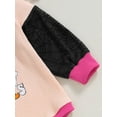thumbnail image 6 of CIYCuIT Baby Girls Boys Halloween Sweatshirt Romper Mesh Long Sleeve Cute Ghost Letter Print Bodysuit Newborn Infant Casual Jumpsuit 3M 6M 12M 18M, 6 of 7