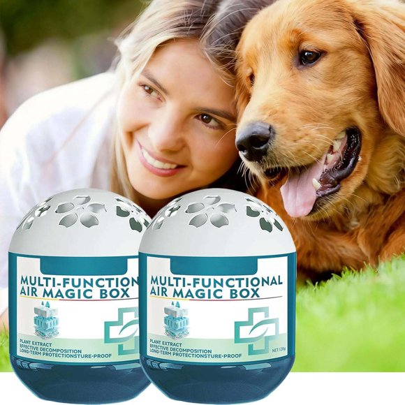 Indoor Air Purification Dust Removal Magic Box,Multi Functional Air Magic Box Dust Cleaner,Automatic Dust-Sucking,Plant-Based,No Electricity & Noise,Ues For Any Room(0.26 Ounce (Pack of 2))