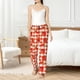 thumbnail image 4 of Fotbe Tomatoes And Chili Pantalones de Pijama para Mujer, Pantalones de Dormir, Pantalones Pj con Cordón y Bolsillos-XX-Large, 4 of 6