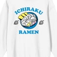 thumbnail image 6 of Naruto Shippuden Ichiraku Ramen Bowl Juniors White Long Sleeve Sweatshirt-Small, 6 of 7
