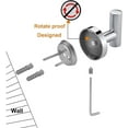 thumbnail image 5 of Towel Coat Hook Polished Chrome Stainless Steel Bathroom Clothes Cabinet Closet Sponges Robe Hook Wall Mounted Round Kitchen Heavy Duty Door Hanger 2 Packs, 5 of 7