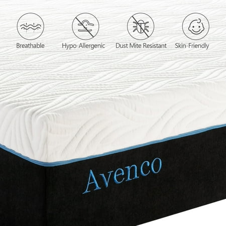 Queen Memory Foam Mattress, Avenco 10 Inch Queen Size Mattress in a Box