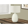 thumbnail image 4 of Lighting, 26"H, Table Lamp, Ivory / Cream Shade, Cream Resin, Contemporary, 4 of 7
