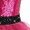 Hot Pink, variant on Girls Sequin Rhinestone Leotard Tulle Skirted Modern Contemporary Latin Jazz Ballet Dance Dress Dancewear Black 16