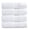 Bright White-Bath Towel (4 Pack), variant on Cotton Bath Towel Set Bridal Rose 6 Piece Set