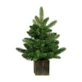 thumbnail image 2 of Table Top Christmas Tree,Small Christmas Tree Mini Christmas Tree, Artificial Christmas Tree Small Tree with Branches and Base, Green,Non-Lit,for Home Office Party Holiday Decor, 2 of 8