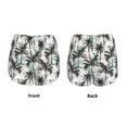 thumbnail image 5 of Picia Hawaii Palms Pattern Women's 2 in 1 Athletic Running Shorts High Waisted Workout Casual Gym Sweat Shorts with Comfy Liner Zipper Pockets-Medium, 5 of 9