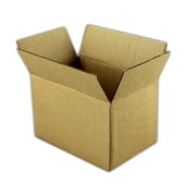 EcoSwift Brand Premium 6x4x4 Cardboard Boxes Mailing Packing Shipping Box Corrugated Carton 23 ECT, 6"x4"x4", Brown, 35-Pack