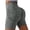Grey, variant on Women's Fitness Yoga Shorts High Waist Soft Spandex Riding Dance Volleyball Lift Activewear
