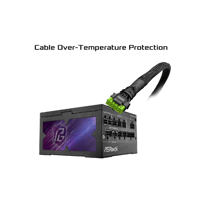 ASRock Phantom Gaming PG-1000G 1000W 80 PLUS GOLD & Cybenetics