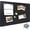 Black, variant on Large Bulletin Board - Foldable 24x18 Inches Cork Board Alternative with 20 Push Pins, Self-Adhesive Felt Bulletin Board for Wall, Home Office Classroom Decor Pink,24" x 18"
