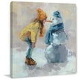 thumbnail image 2 of Parvez Taj Snowman Love Canvas Wall Art, 2 of 7