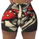 thumbnail image 2 of Fotbe Red Mushrooms Shorts Sin Costuras – Shorts Deportivos de Cintura Alta para Mujer, Elásticos para Gimnasio, Yoga, Running o Ciclismo-Large, 2 of 8
