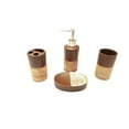 thumbnail image 1 of Empire Home Modern Stone 4-Piece Bathroom Accessory Ceramic Set&nbsp;, 1 of 1