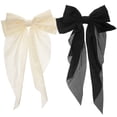 thumbnail image 1 of 2 Pcs Grandes Pinces à Cheveux Barrettes à Ressort Accessoires pour Femmes Adolescentes Habillage, 1 of 8