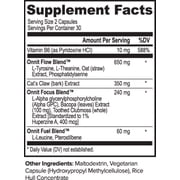 ONNIT Alpha BRAIN Premium Nootropic Brain Health Supplement, Memory and Focus Support, 60 Ct