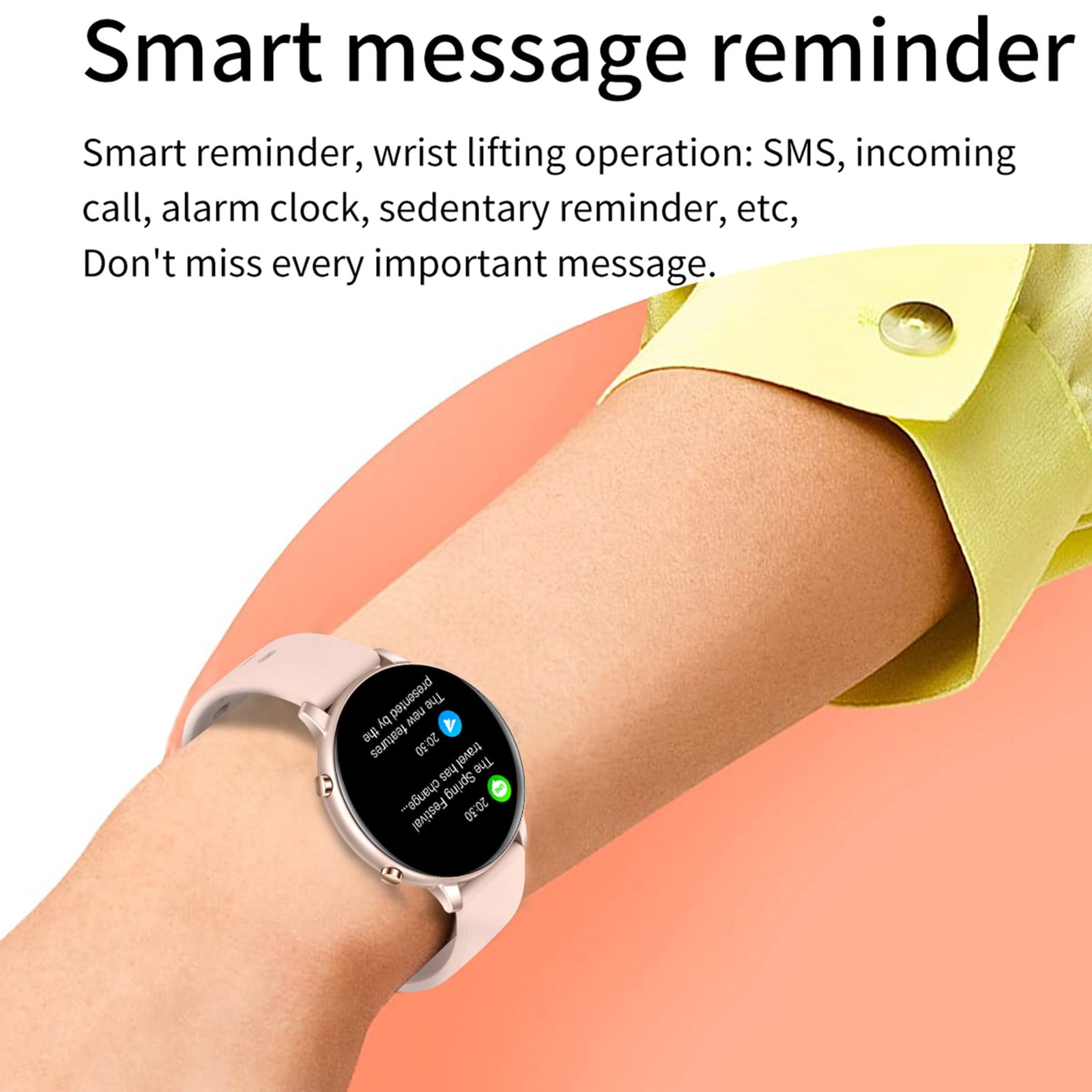 Blukids Smart Watch for Men Women,1.73" HD Screen,Answer/Make Call,IP68 Waterproof,AI Voice Assistant,Heart Rate Sleep Monitor,Outdoor Fitness Tracker,Smart Watch for Android iOS,Father’s Day Gift