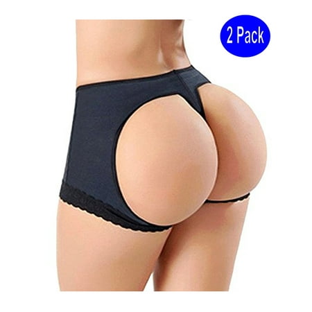 

LELINTA Seamless Butt Lifter Panties Body Shaper Tummy Control Underwear Thigh Slimming Boyshort for Women 2-Pack