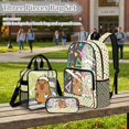 thumbnail image 2 of Kuiaobaty Art Capybara Print Clear Backpack for Boys Girls Polka Dot Print Bookbag and Pencil Case with Zipper Heavy Duty Clear Backpack and Lunch Bag for School, 2 of 5
