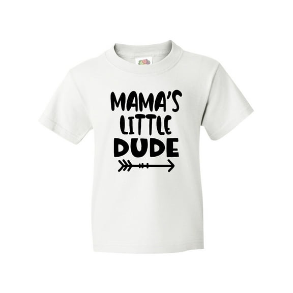 Inktastic Mama's Little Dude with Arrow Youth T-Shirt