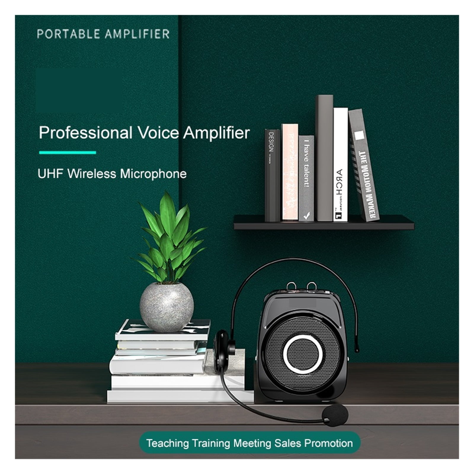 Wireless Portable Speaker Teacher Special High-Power Outdoor Tour Guide Shouting Explanation Loudspeaker ,Powerful Voice Amplifier