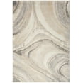 thumbnail image 2 of Inspire Me! Home Décor Brushstrokes Abstract Cream Grey 5'3" x 7'3" Area Rug (5x7), 2 of 8