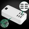 thumbnail image 6 of FungLam USB Charging Hub, 6 Port USB Wall Travel Charger Fast Charging AC Power Adapter Cell Phone Tablet, 6 of 10