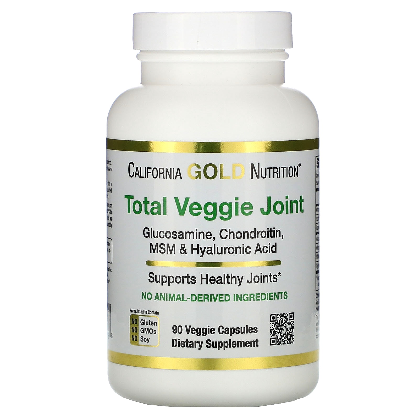 Vegetarian Glucosamine, Chondroitin, Hyaluronic Acid, MSM, Total Veggie