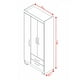 thumbnail image 4 of Ropero Closet Moderno 3 Puertas y 2 Cajones NT5000 Freijo, 4 of 4