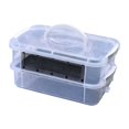 thumbnail image 1 of lingqin Mealworm Breeding Box Easy to Clean Breadworm Breeding Box Feeding Container 2 Layer, 1 of 9