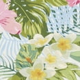thumbnail image 6 of SAFAVIEH Barbados Floral Outdoor Area Rug, 8' x 10'5", Green/Pink, 6 of 7