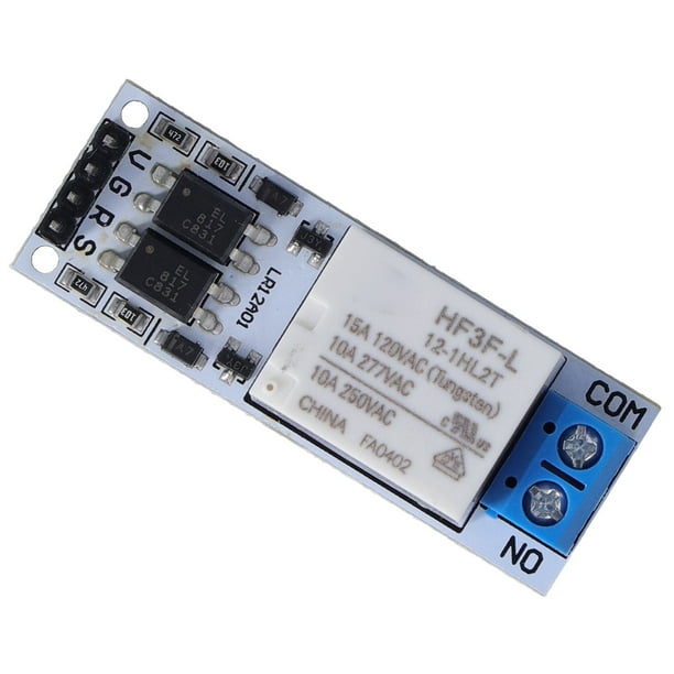 Tebru Latching Relay Module Hold Switch Bistable Self Locking Flip Flop