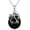 Black Agate, variant on DVEATR 925 Sterling Silver Octopus Necklace for Women Round Agate Pendant Necklace Gemstone Birthstone for Her Sea Animal Jewelry for Mom Sea Lover