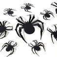 thumbnail image 1 of Pegatinas De Pared De Araña De Halloween De Terror Con Cinta De Doble Cara Impermeable 3D Calcomanía De Pared De Araña Decoración De Pared Del Hogar Pegatina De Arte 12 Unids/Set Guardurnaity HA037739-00, 1 of 6