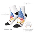 thumbnail image 6 of Fuzoiu Autumn Funny Gnomes Print Adult Socks, Crew Moisture-wicking Socks, Unisex Cushion Crew Socks,Casual Sports Ankle Socks, 6 of 7