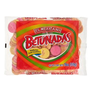 El Mexicano Betunadas Iced Cookies, Galletas 18 oz