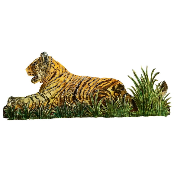 Jungle Watch Tiger Wall Sculpture
