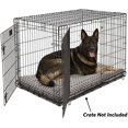 thumbnail image 3 of QuietTime Dog Bed & Crate Mat, Deluxe Ombre Swirl, Fits 48" Crate, Gray, 3 of 7