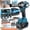 Brushless Professional Model, variant on 21V Max Brushless Cordless Impact Wrench Kit, 1/2 Drive Impact Gun with 6.0Ah Large Capacity Battery, Full Sockets & Drill Bits, Heavy-Duty Tool for Auto Repair, Construction & DIY