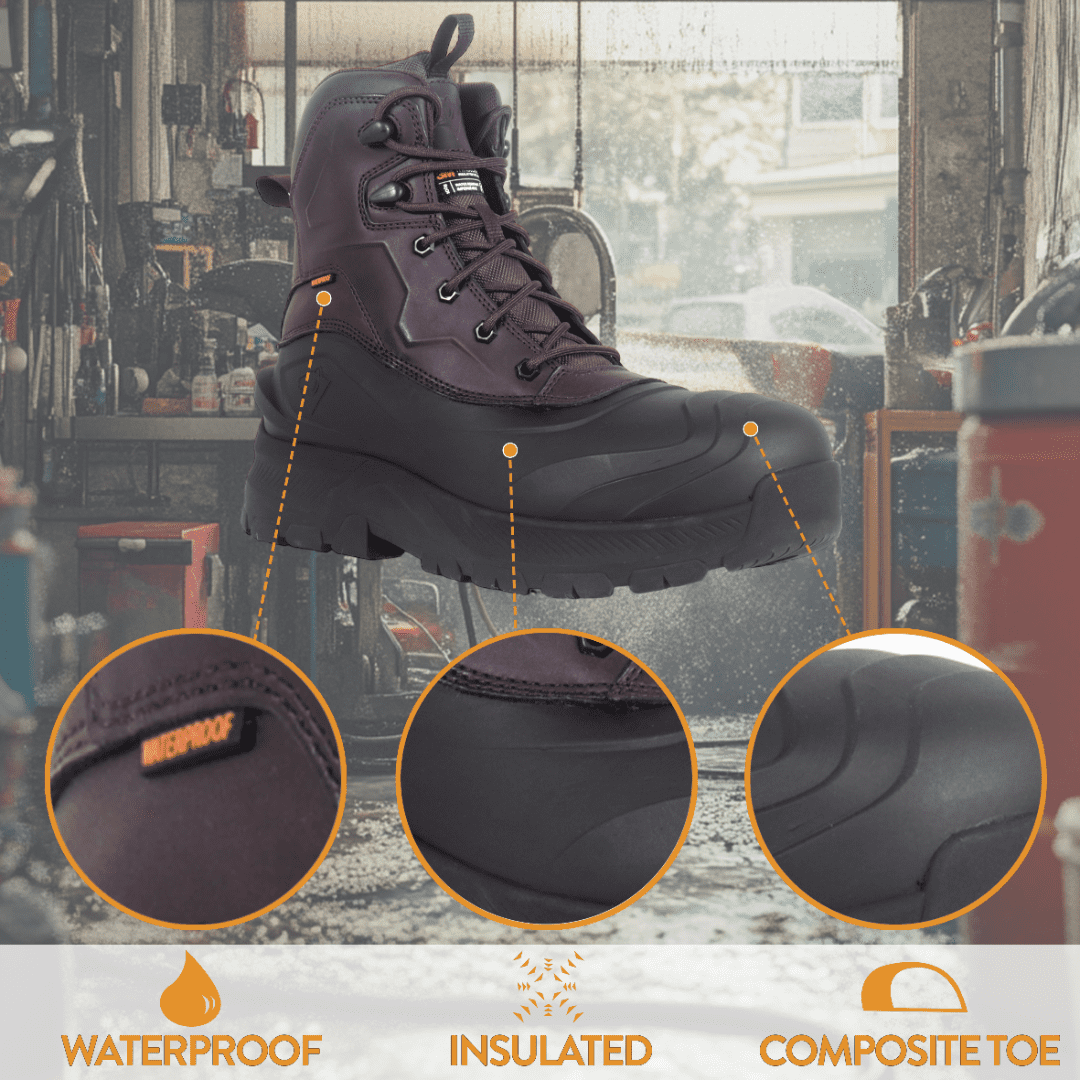 Herman Survivors Men's Freezer Insulated Composite Toe Boots