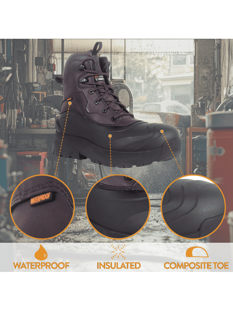 Herman Survivors Freezer Insulated Composite Toe Boots - Walmart.com